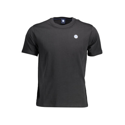 North Sails Black Cotton Men's T-Shirt