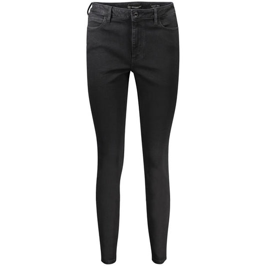 Guess Jeans Black Cotton Skinny Jeans Guess Jeans