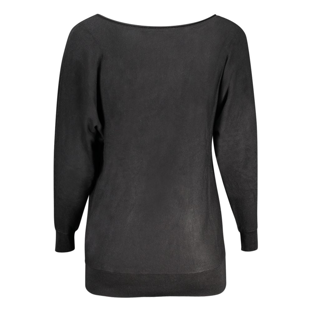 Guess Jeans Black Viscose Sweatshirt