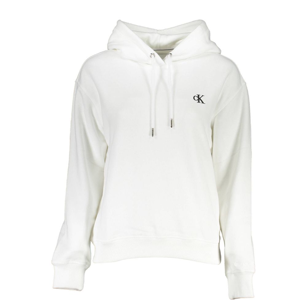 Calvin Klein White Cotton Sweatshirt