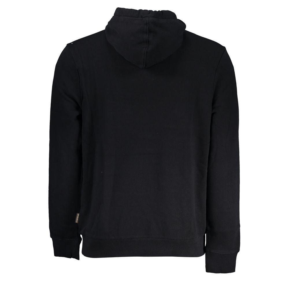 Napapijri Black Cotton Sweatshirt Napapijri