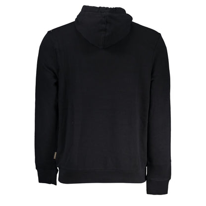 Napapijri Black Cotton Sweatshirt Napapijri