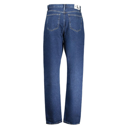 Calvin Klein Blue Cotton Slim Fit Jeans Calvin Klein