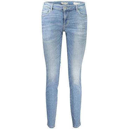 Guess Jeans Blue Cotton Skinny Jeans Guess Jeans