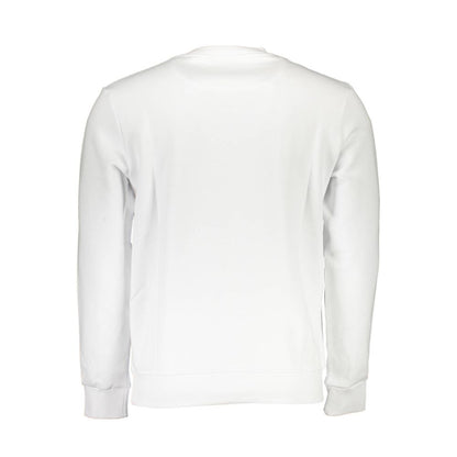 North Sails White Cotton Men Sweatshirt