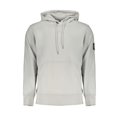 Calvin Klein Grigio Cotton Men's Sweatshirt