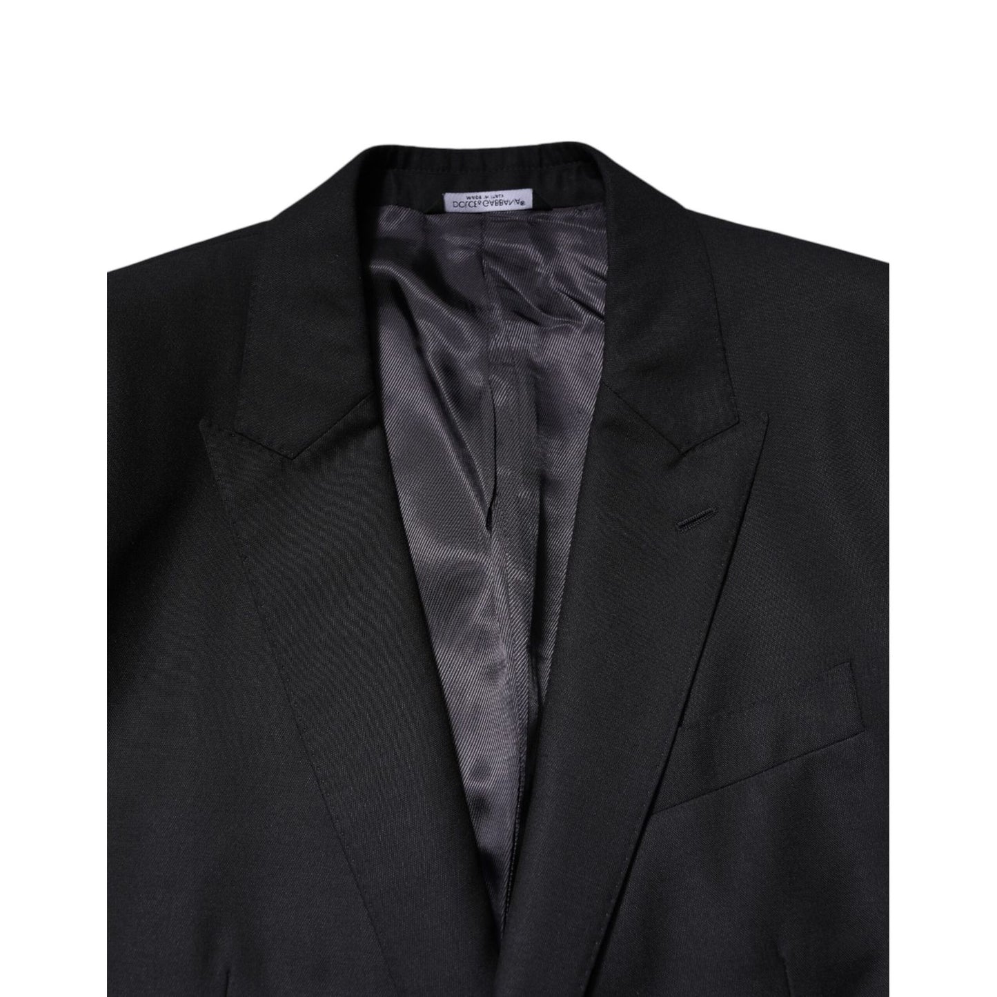 Dolce & Gabbana Dark Blue MARTINI Wool Blazer Coat Jacket