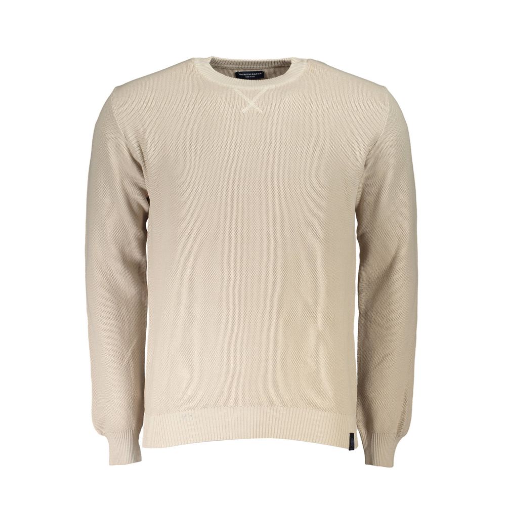 North Sails Beige Organic Cotton Men's Sweater