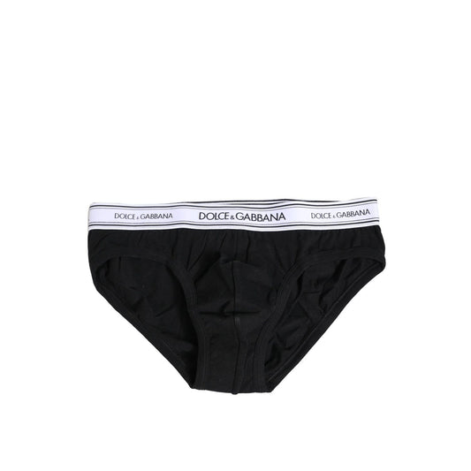 Dolce & Gabbana Black Cotton Stretch Regular Brief Underwear 1728,67345645728,Black,Briefs - Underwear - Clothing,Clothing,Dolce & Gabbana,IT4 | S,Material: 95% Cotton 5% Elastane,Men,Men - Clothing,New with tags,Underwear - Clothing,Underwear - Men - Clo