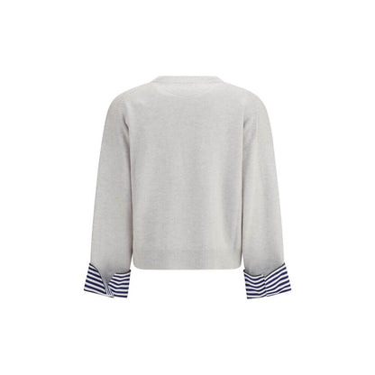 Brunello Cucinelli Gray Cashmere Cashmere Sweater