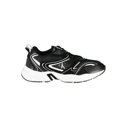 Calvin Klein Black Polyurethane Men's Sneaker