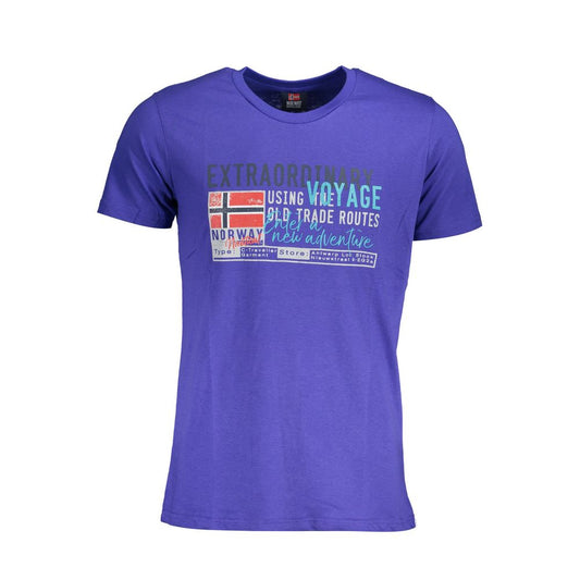 Norway 1963 Blu Cotton Men T-Shirt