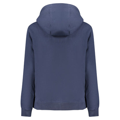 Tommy Hilfiger Blue Cotton Women's Hooded Sweatshirt
