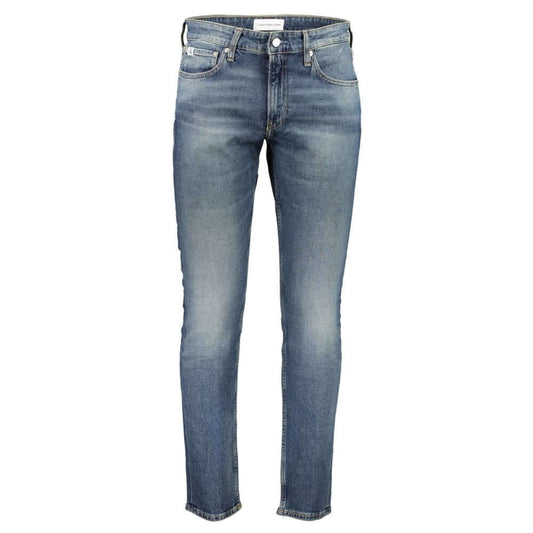 Calvin Klein Blue Cotton Men's Jeans