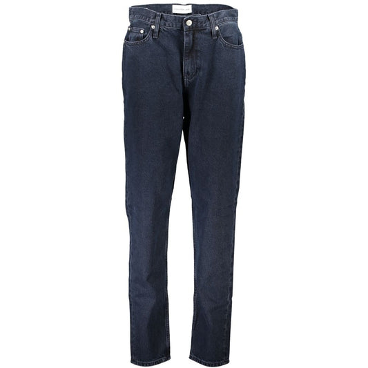 Calvin Klein Blu Cotton Women Jeans