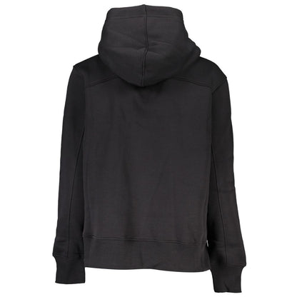 Calvin Klein Black Cotton Women Sweatshirt