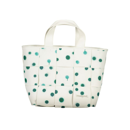 Desigual "Bianco Poliuretano Woman Handbag"
