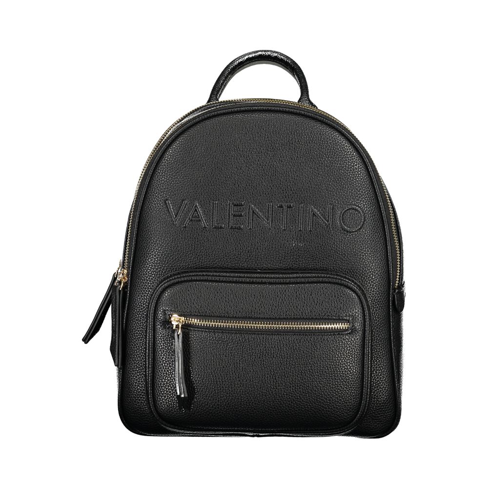 Mario Valentino Nero Polyurethane Women Backpack Mario Valentino