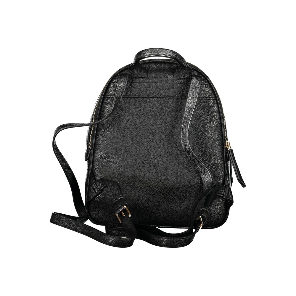 Mario Valentino Nero Polyurethane Women Backpack Mario Valentino
