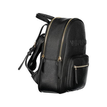 Mario Valentino Nero Polyurethane Women Backpack Mario Valentino
