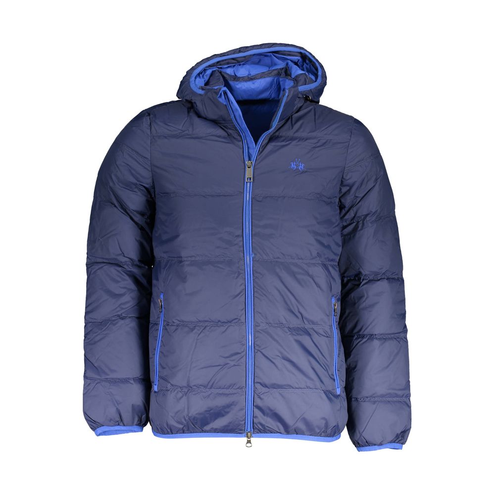 La Martina Blu Polyamide Men's Jacket