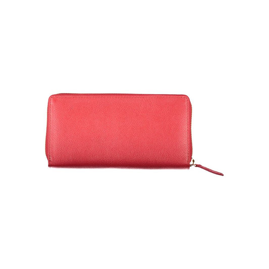 Mario Valentino Rosso Polyurethane Women Wallet