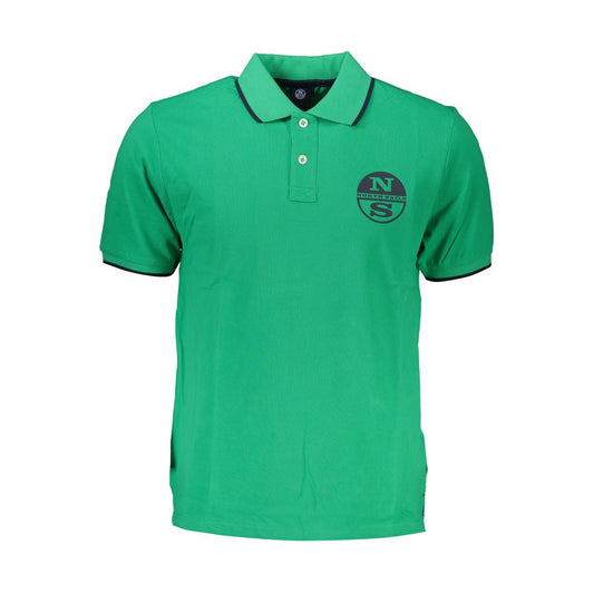 North Sails Verde Cotton Men Polo Shirt