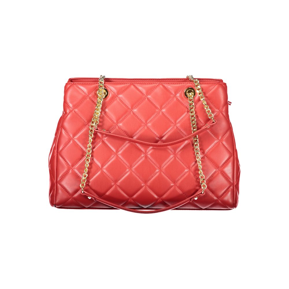 Mario Valentino Red Polyethylene Handbag