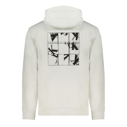 Calvin Klein White Cotton Men's Sweatshirt