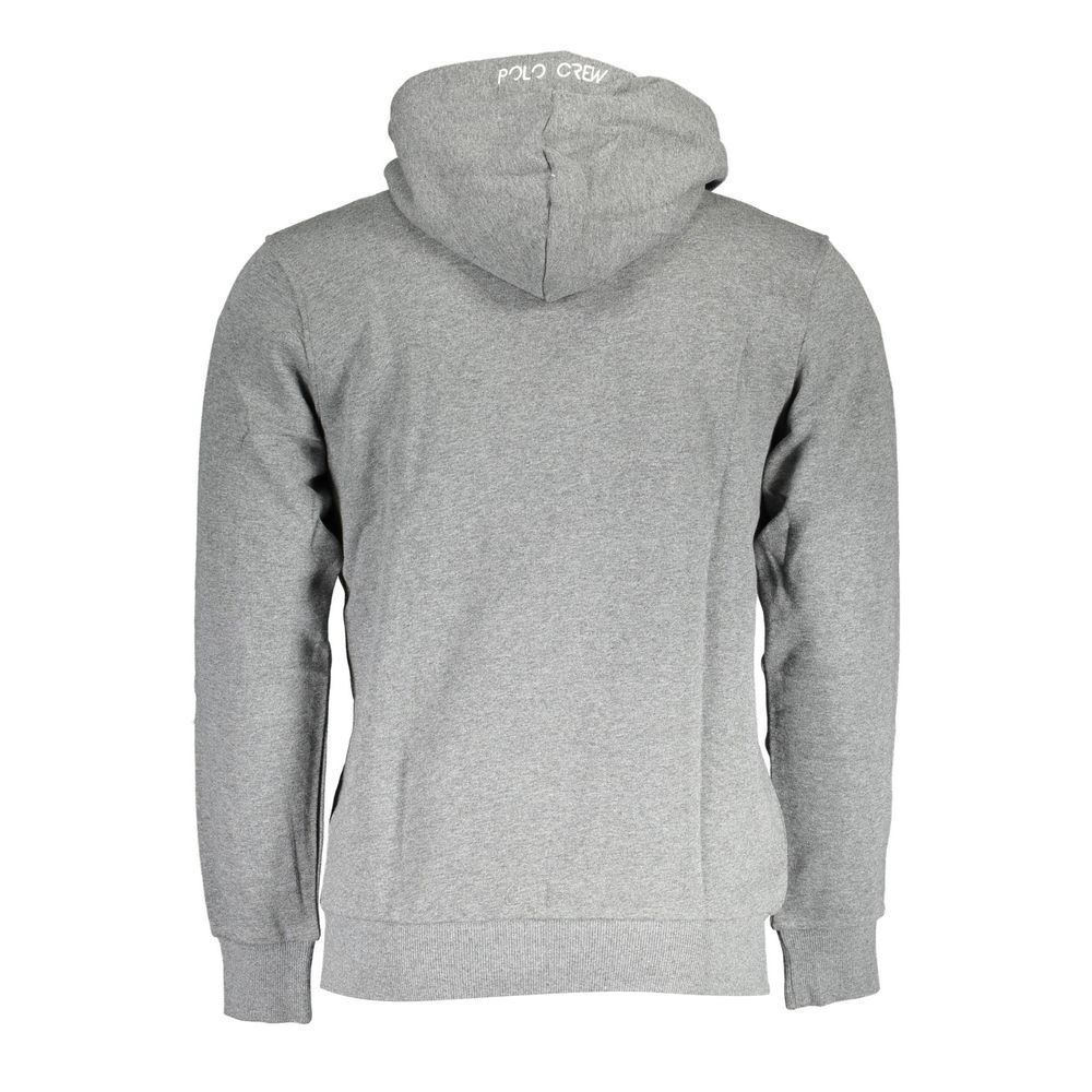 La Martina Grigio Cotton Men Sweatshirt