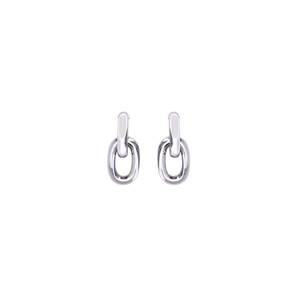 Rabanne Silver Resin Earrings Rabanne