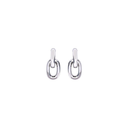 Rabanne Silver Resin Earrings Rabanne
