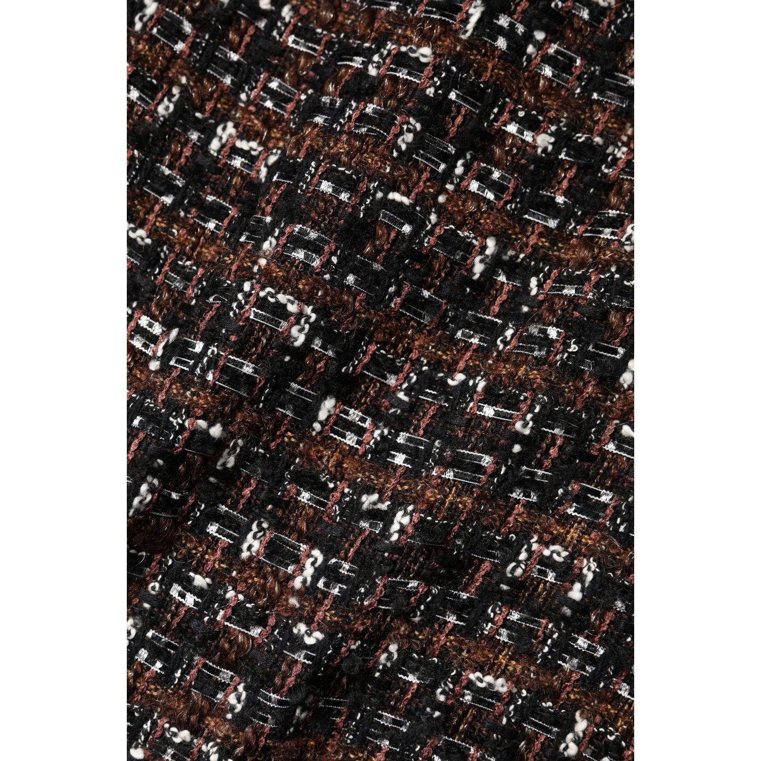 Dolce & Gabbana Multicolor Sleeveless Mini Tweed A-line Dress