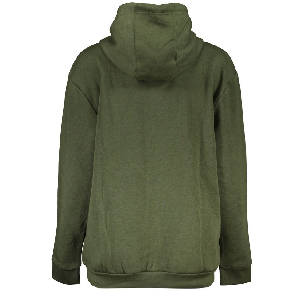 Cavalli Class Green Cotton Sweatshirt