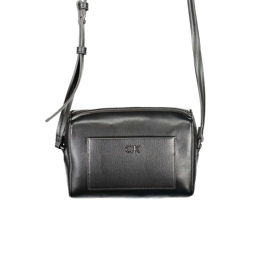 Calvin Klein Black Polyester Women Shoulder Bag