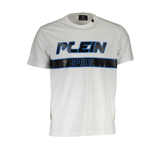 Plein Sport White Cotton Men's T-Shirt