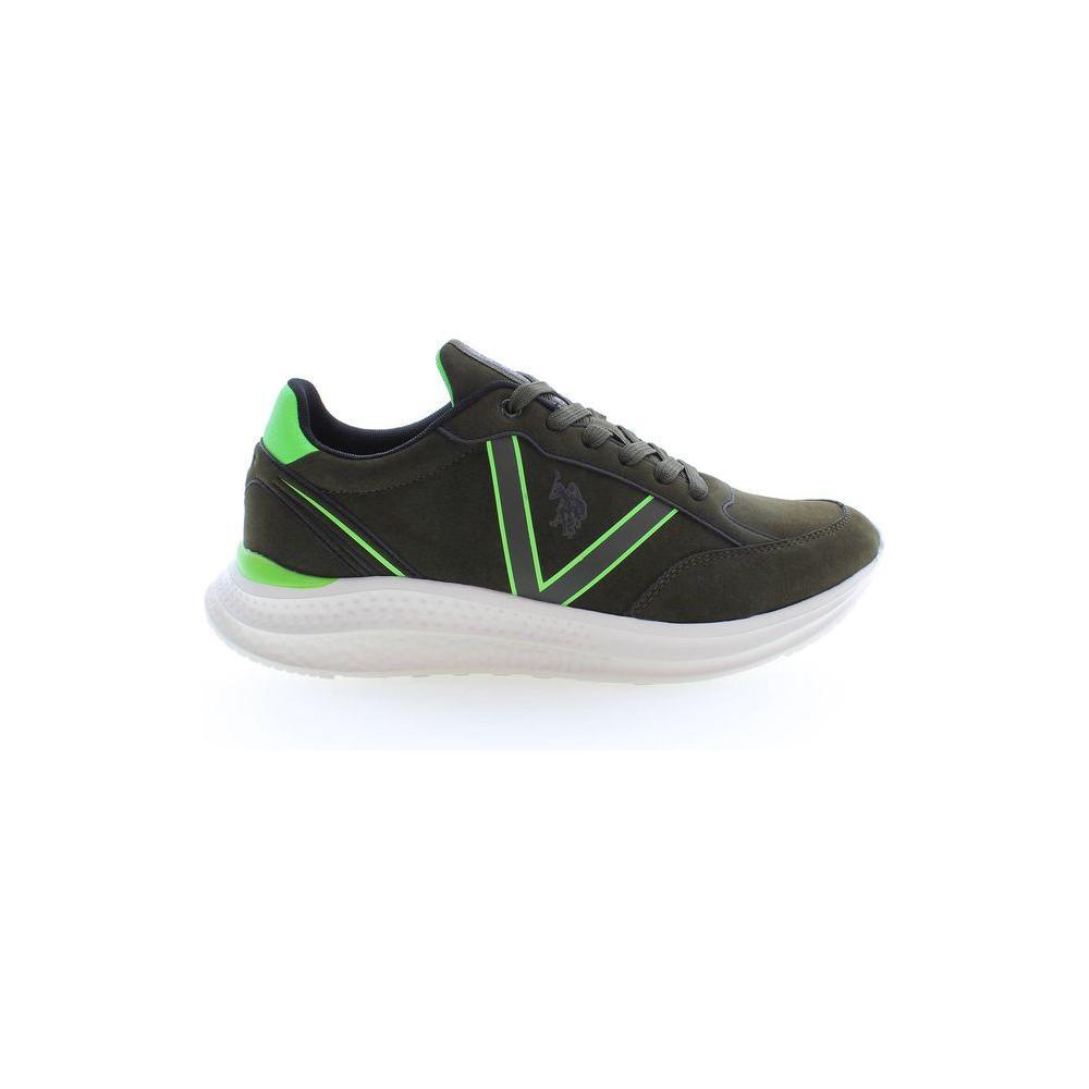 U.S. POLO ASSN. Verde Polyurethane Men Sneaker