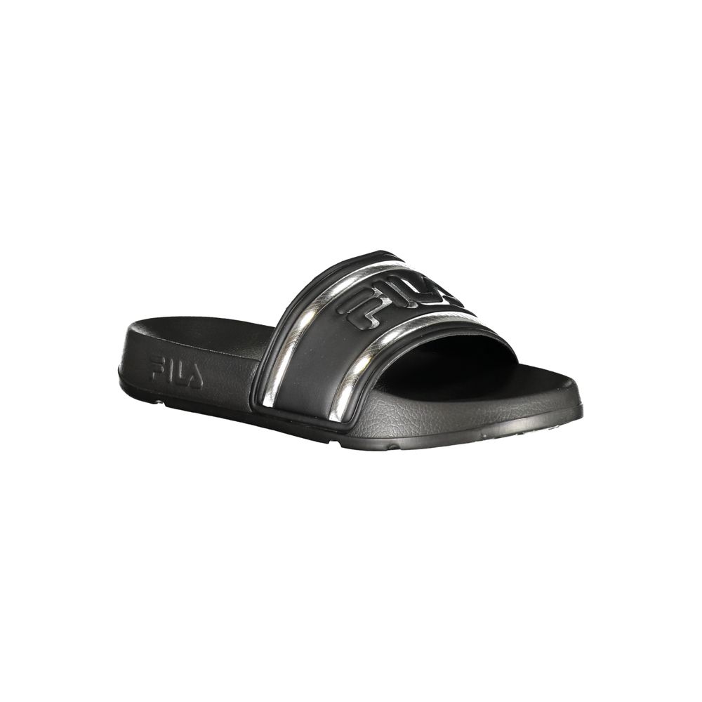 Fila Black Polyurethane Women's Slipper