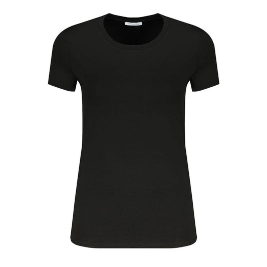 Patrizia Pepe Black Organic Cotton Women T-Shirt