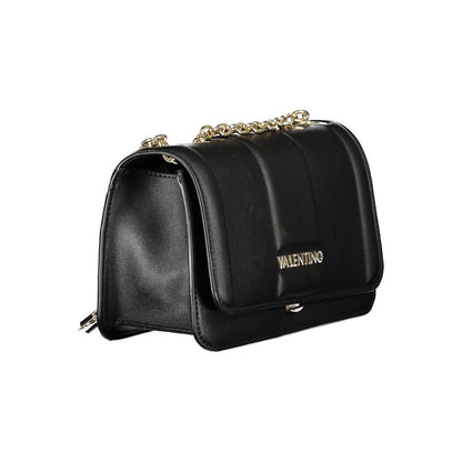 Mario Valentino Black Polyurethane Women Shoulder Bag