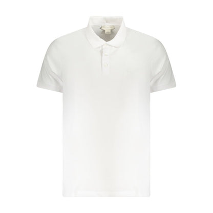 Calvin Klein White Cotton Men Polo