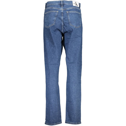Calvin Klein Blue Cotton Slim Fit Jeans Calvin Klein