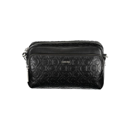 Calvin Klein Black Polyurethane Women's Shoulder Bag