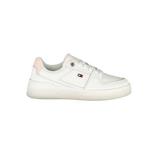 Tommy Hilfiger White Leather Women Sneaker