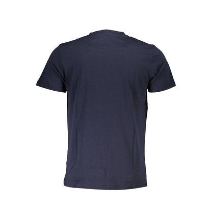 Cavalli Class Blu Cotton Men T-Shirt