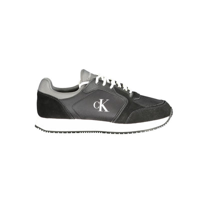Calvin Klein Black Polyurethane Men Sneaker