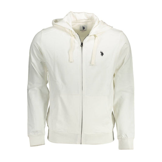 U.S. POLO ASSN. White Cotton Men's Hoodie