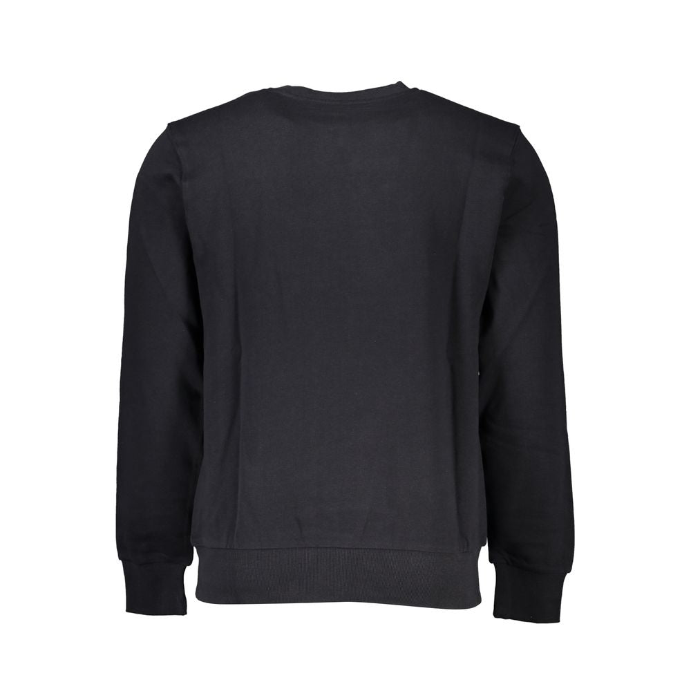 North Sails Black Cotton Men Sweatshirt