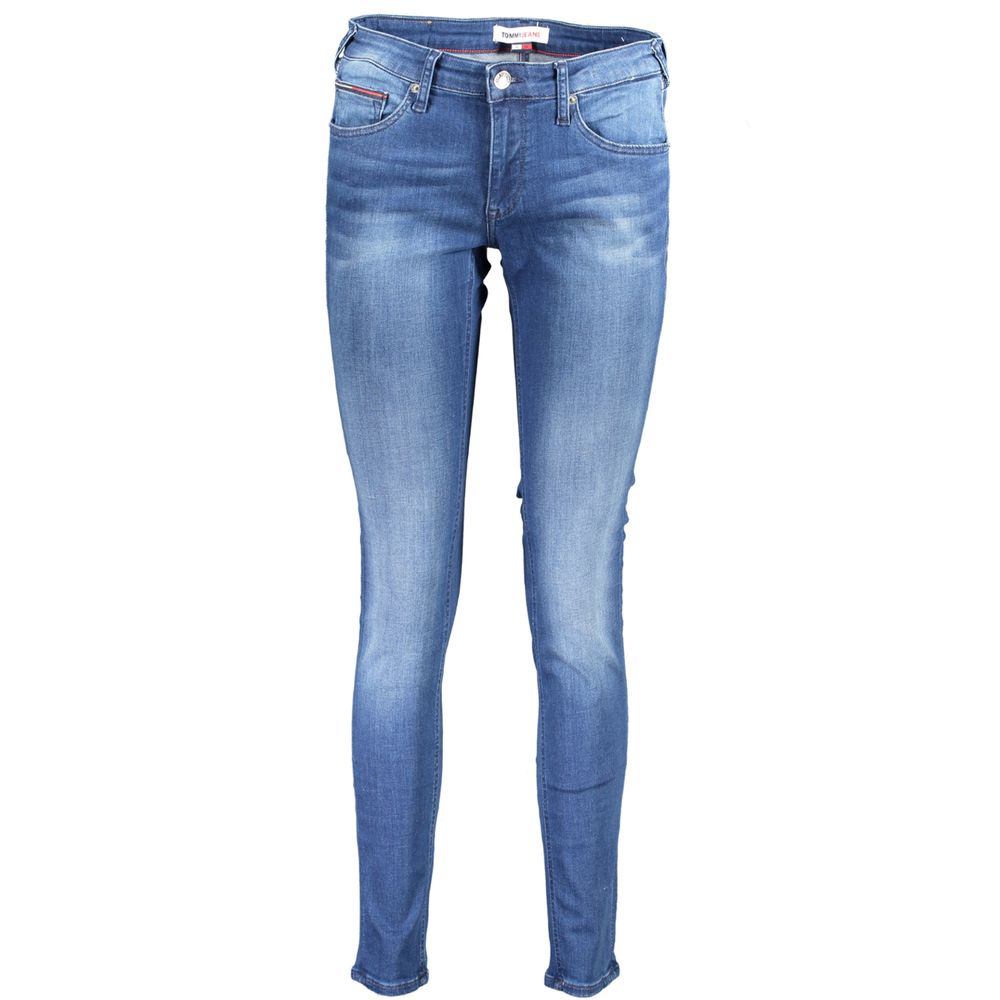 Tommy Hilfiger Blue Cotton Skinny Jeans Tommy Hilfiger