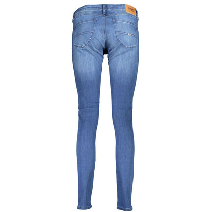 Tommy Hilfiger Blue Cotton Skinny Jeans Tommy Hilfiger